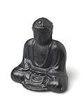 High Quality Sitting Buddha, Black, Small