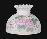 B & Pランプ9 7 / 8 "シェード、Stu、HP "ブライダルバラ、"ピンクミストTint