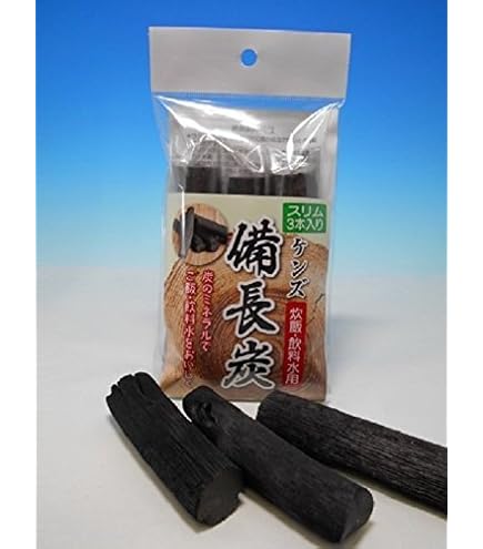 Amazon.co.jp: パワー備長炭4本入り 水浄化 炊飯 飲料水