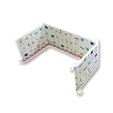 ベビーガード《Zoo》 半周タイプ【日本製】 (イエロー×ピンク)