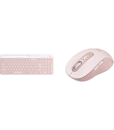 新品未使用 ロジクール ワイヤレスキーボード マウス セット ローズ Amazon.co.jp: ロジクール ワイヤレスマウス キーボード セット