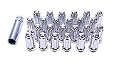 High Quality 26144HT Small Diameter Duplex Acorn Chrome 6 Lug Kit (14mm x 1.50 Thread Size) - Pack o