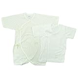 Babbun(バブーン) 日本製 新生児水玉肌着2枚セット 50cm ~ 60cm (FREE) /クリーム NO.KK-31-5382