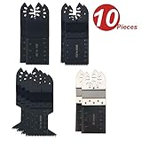 WINGONEER 10pcミックスソーウッドバイメタルプレシジョンパック振動マルチツールクイックリリースソーブレード
