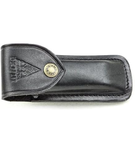 Amazon | バックナイフ BUCK 112-05-BK 112用 皮ケース 黒 (112S 