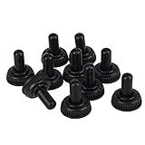 TOOGOO 10個　スイッチの防水キャップ　ゴム製カバー　6mmの直径