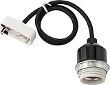 GENERAL SOCKET E26_LOW ENAMELED　ジェネラル 1灯用ソケット 低温琺瑯 (ブラック)