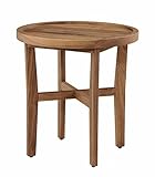 サイドテーブル ウォルナット材 直径45㎝ ST207850