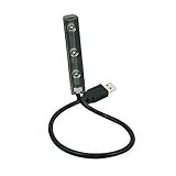 niceeshop(TM) ノートPCノートパソコン用3 LED USBフレキシブルライトランプ