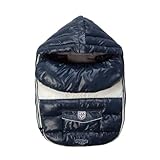 7A.M. ENFANT Baby Shield ベビーカーフットマフ Midnight Blue 6-18M