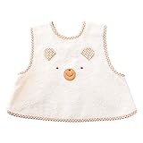 赤ちゃんの城 エプロン ベルナチュール・くま アイボリー