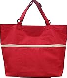 東洋ケース トートバッグ &amp; キャリーカート キャスター付き マチ付き レッド CA-TOTE-RE2