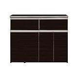 松尾木工 カウンターテーブル 幅111×奥行45×高さ90cm ペールカウンター ブラック