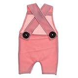 Kesoto ユニセックス　新生児　オーバーオール　ロンパース　カバーオール　0-3ヶ月　素敵な　撮影道具　全5色 - スタイル1 - ピンク, 説明したように