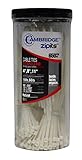 Cambridge ZipIts 650 Pcs Assortment -4", 8" & 11" Nylon Cable Ties Kit- Natural [並行輸入品]