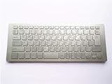 [IDVL]ノートPC用 日本語キーボード For SONY VAIO SVF15N1 SVF15N2A1J SVF15N17 SVF15N18DJP SVF15N19DJS SVF15N27EJS SVF15N28EJP 銀色