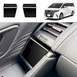 YOFAMO アルファード40系 ヴェルファイア40系 パワーウィンドウパネルカバー 選べるドアパネル ドアスイッチ ガーニッシュ アクセサリー カスタム 内装 パーツ (スイッチ無し,ピアノブラック)