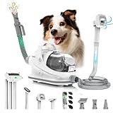 Viyelioc ペット用バリカンセット 犬 掃除機 8 in 1 ペット 犬用バリカン・犬 掃除機・ペット ドライヤーを1台に