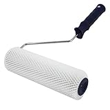 DealMux 230ミリメートルX 13ミリメートルエアレーションラテックス床セルフレベリングスクリードスパイクローラー