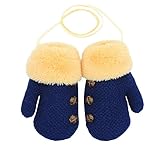 赤ちゃんの冬の美しい暖かい手袋ニット手袋