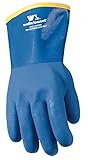 Wells Lamont194Chemical-Resistant PVC Coated Glove-12" BLUE PVC LINED GLOVE (並行輸入品)