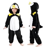 [LOLANTA] 着ぐるみ 子供 ハロウィン ベビー ロンパース 動物 オーバーオール キッズ コスチューム 仮装 クリスマス ペンギン 120
