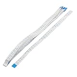 uxcell 柔軟フラットケーブル　データケーブル　20本入　16ピン　ホワイト　Bタイプ