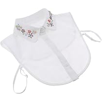 【美品】オーガ / 4way 刺繍 ブラウス 白 M ホワイト 襟取り外し可能 美品】オーガ / 4way 刺繍 ブラウス 白 M ホワイト 襟取り外し可能