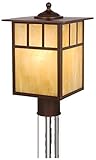 Vaxcel OP37295BBZ Mission Outdoor Post Light, Burnished Bronze [並行輸入品]