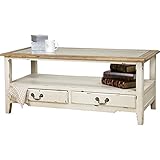 インテリア 家具 便利 おしゃれ コーヒーテーブル 【ブロッサム】 木製/強化ガラス製 引き出し収納付き COL-013