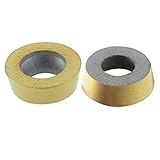 SODIAL(R) 10件の粉砕マシンツール　10mm直径のラウンドコートされる超硬インサート