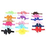 Domybestベビーヘアバンド 　セット　フラワーヘアバンド 花 王冠 リボン キッズ 子供 カチューシャ 髪飾り ヘアアクセサリー 女の子 新生児 赤ちゃん 出産祝い 祝い お宮参り 誕生日 10