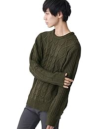 Amazon Co Jp グリーン セーター トップス 服 ファッション小物