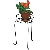 マットブラック塗装内外のラックフラワーラック鉄の花ラック牧歌的なスタイル（28 * 28 * 38センチメートル）