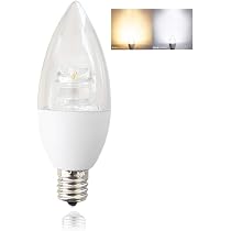 Amazon | LED電球 シャンデリア型 40W形相当 電球色 昼白色 Amazon | LED電球 シャンデリア型 40W形相当 電球色 昼白色