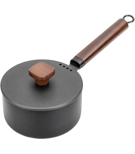 Amazon｜わたしのこだわり 鉄鍋ｼﾘｰｽﾞ 片手鍋16㎝ 窒化処理｜片手鍋