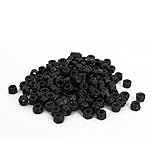 uxcell 亜鉛めっき　セルフロッキング　ナイロンインサート　六角ロックナット　M3x0.5mm　100個入り