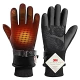 [Czlyxo] 防寒手袋 防寒グローブ 【2025冬・3Mシンサレート・スマホ対応】 手袋 レディース メンズ アウトドアグローブ バイクグローブ タッチパネル 自転車 サイクリング スポーツ 裏起毛 紛失防止結び付け 滑り止め 防風 防水 登山 (ブラック, M)