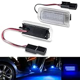 Gempro LED カーテシランプ アルファード/ヴェルファイア20/30系 プリウス20系/30系/50系 プリウスα40系 プリウスPHV50系 クラウン200系 マークx120系/130系 レクサス ES GS GX HS IS LC LS LX NX適用ウェルカムランプ 車検対応 高輝度 2個セット ブルー