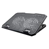 ミヨシ MCO 直径約140mm、2基の大型ファンでノートPCをしっかり冷却ノートPCクーラー NSF-03