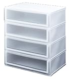 クリアチェスト 衣装ケース 4段 62cm幅 C620-4