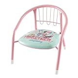 【Disney SNOOPY】キッズ 豆イス パイプイス ミニチェア ベビーチェア + ミニタオル セット ミニオンズ スヌーピー ディズニー プリンセス (ミニー＆デイジー)