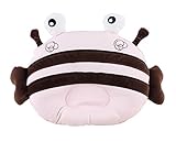 幼児ベビーアンチロールピロー幼児を防ぐフラットヘッド枕ビーピンク