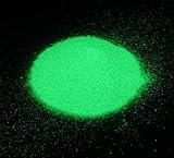 蓄光パウダー 80～120μm 25g 緑 蓄光塗料 夜光 粉末 高輝度 長時間発光【耐水仕様】【ざらざらタイプ】