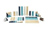 42 Piece Tegu Magnetic Wooden Block Set, Blues [並行輸入品]