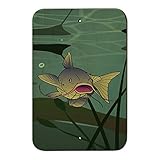 ナマズSwimming in WaterホームビジネスオフィスSign 6" x 9" SIGN.WOOD.9X6.Z000527_8