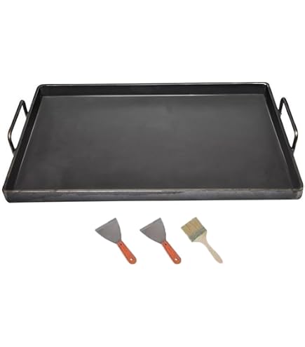Amazon.co.jp: 鍛冶屋さんの昔ながらの調理鉄板 ワイド 595mm×405mm