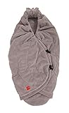 Kaiser Cooco Wrapping Blanket For Carrycots and Car Seats (Light Grey, 6539723) by Kaiser
