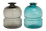 Deco 79 Glass Vase, 2 Assorted, 8 by 10' [並行輸入品]