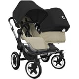 Bugaboo Donkey バガブー ドンキー Duo Stroller デュオ ベビーカー in Sand/Black サンド/ブラック [並行輸入品]